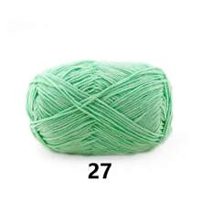 DUWEN 1.5mm Matte Chenille Yarn Doll Thread Handmade Crochet Knitted Material Thin Ice Stripe Thread