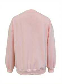 Womens Christmas Sweatshirts Cute Print/Embroidery Long Sleeve Crew Neck Pullovers Oversized Tops