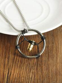 全新卡通电影同款设计吊坠项链首饰合金金属镀层角色扮演道具项链配饰朋克风格礼物赠朋友