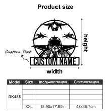 One Custom-Designed Metal Wall Hanging Featuring Airplanes, Helicopters, Fighter Jets, Pilots, And Aviation Themes - Customizable With Name, Date, And Text - Airplane Silhouettes And Cityscapes, Badges And Military Aircraft Gifts, Perfect For Birthdays And Graduations. - Multicolor - View 65