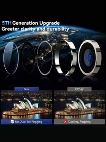 Un set de 3 estuches de lentes de titanio natural compatibles con 16, 15 Pro, 15 Pro Max, 15 Plus, 14 Pro y 14 Plus, con protección de pantalla de vidrio templado y tapa de cámara separada de metal, diseño amigable para el usuario. Regalo para cumpleaños, familiares y amigos. Aleación de metal con vidrio templado de cobertura completa, protector de lente, accesorios para teléfono