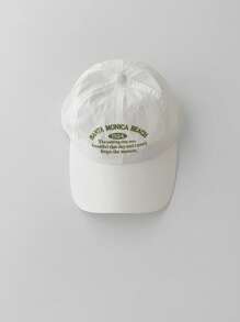 1 件装轻质柔软皇冠字母刺绣速干棒球帽，女士透气运动跑步防晒帽，户外露营休闲帽，春夏 - 速乾棒球帽 - 查看 3