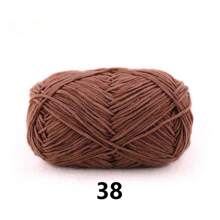 DUWEN 1.5mm Matte Chenille Yarn Doll Thread Handmade Crochet Knitted Material Thin Ice Stripe Thread