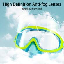 Kids Anti-Fog Large Frame Swimming Goggles, High-Definition Swim Goggles For Children Swimming Training Equipment - Multicolor - View 7