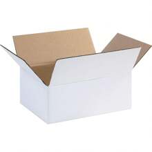 White Shipping Boxes 11.75"L X 8.75"W X 4.75"H (25 Pack) Small Medium Mailing Box For Small Business Packaging, Mailers, Gifts & Storage - 11 3/4 X 8 3/4 X 4 3/4 - View 2