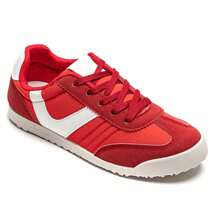 Giày thể thao đế bằng đa năng dành cho nữ, kiểu dáng thường ngày. - Đỏ - Xem 1