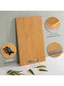 1pc Bamboo Appliance Sliding Tray, Coffee Machine Sliding Tray, Kitchen Countertop Appliance Rolling Tray With Rubber Wheels, Medium (29.5cm Deep X 32.5cm Wide), Small (25cm Deep X 28.5cm Wide), Deep Medium (36.5 Inch Deep X 24 Inch Wide), Deep Small (35.56cm Deep X 14.5cm Wide) - Multicolor - View 9