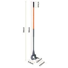 Pallet Buster, Q235 Carbon Steel, Heavy Duty Deck Wrecker Demolition Wood Pallet Tool Breaker Pry Bar Puller For Efficient And Effortless Board Removal, Demolition Tool,  Carbon Steel Handle Wrecking Pry Bar, Heavy Duty Deck Board Removal Tool With Wheels, Multipurpose Demo Tools With Non-Slip Grip For Flooring, Framing, Roofing, Trim, Drywall - 50'' Handle, 2000 Lbs Weight Capacity - View 10
