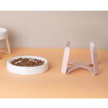 Keramische Slow Feeder Bowl, Verhoogde Katten/Hondenliefhebber Cadeau En Hond/Kattenmoeder Liefde Huisdier Voedsel & Waterbak Voorkomt Verstikking, Keramische Schaal Voor Kattenliefhebber En Kattenmoeder Liefde En Hondenliefhebber En Hondenmoeder Liefde