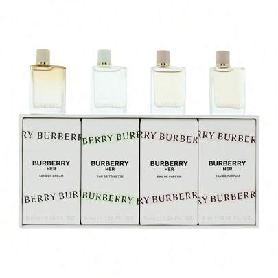 Her 4 X 5ml Mini Set Eau De Parfum + Eau De Toilette Gift Set