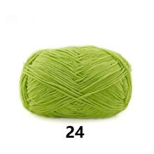 DUWEN 1.5mm Matte Chenille Yarn Doll Thread Handmade Crochet Knitted Material Thin Ice Stripe Thread