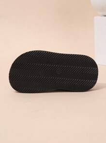 1 Pair Newborn Soft Sole Slippers, Fashionable Indoor/Outdoor Solid Color Baby Shoes For Summer