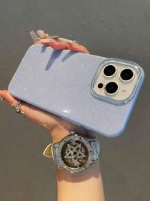 亮片 1 件奢华闪亮兼容 14/13/12/11 Pro Max 柔软 TPU 防震保护手机壳，送给女朋友/男朋友的生日礼物