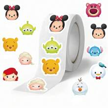 Disney Rollo de 500 pegatinas decorativas de Tsum Tsum con diseño de graffiti para personalizar estuches de teléfono, portátiles, monopatines, computadoras, un regalo divertido y único
