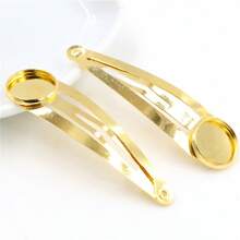 12pcs Fit 12mm Cabochon Hairpin Blank Base Setting DIY Hairpins Hair Clips Jewelry Making Accessories Findings