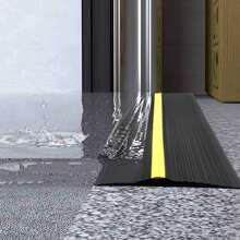 Tira de sellado de goma para puerta de garaje de 6 metros de color negro