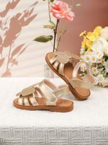 Golden Kids 婴儿/幼儿女孩夏季凉鞋 - 金色 - 查看 5