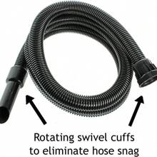NetHong For Numatic Henry Vacuum Cleaner Hoo Ver Hose Complete 32mm 2.5m Extra Length UK - Black - View 4
