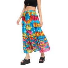 Gypsie Blu Women Summer Skirt For Casual Daily Cocktail Party Beach Dating Holidays - 彩色 - 查看 4