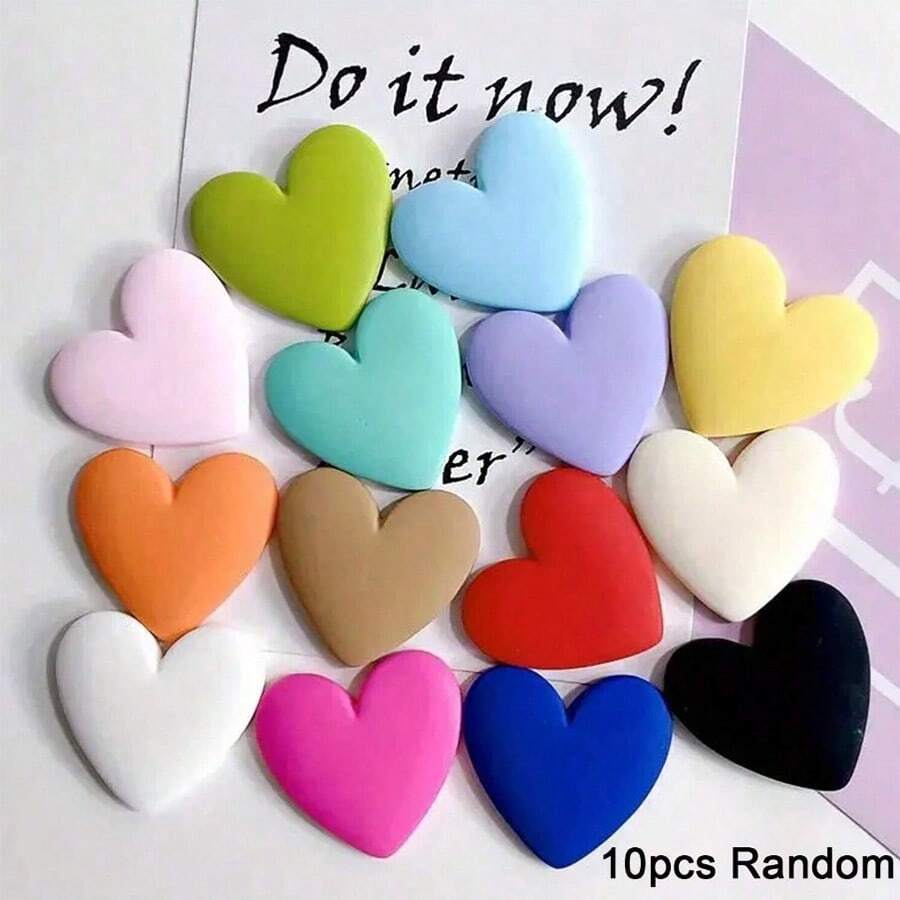 5/10 piezas Imanes para refrigerador con forma de corazón - Multifuncionales para cocina, pizarra de oficina, gabinete, decoración de lavavajillas - Perfectos para decoración del hogar y regalos de Navidad, Halloween