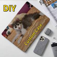 DIY Customizable Text, Photo Compatible With MacBook Air Protective Case, Available In 13/14/15/16 Inch Laptop Shells, Includes Keyboard Cover - DIY - View 1