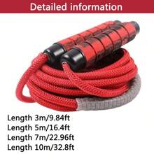 1pc School Multi-Person Skipping Rope Primary And Secondary School Students Group Skipping Rope Long Rope Competition Group Large Rope Skipping Rope, Gym - Multicolor - View 3