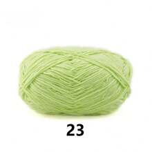 DUWEN 1.5mm Matte Chenille Yarn Doll Thread Handmade Crochet Knitted Material Thin Ice Stripe Thread