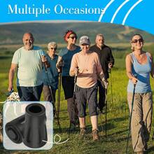 Walking Poles, Rubber Buffers, Pack Of 10, Rubber Buffer For Hiking Poles, Hiking Poles, Rubber Buffer, Replacement Rubber Buffer For Hiking Poles, Asphalt Gravel Mountains Hiking