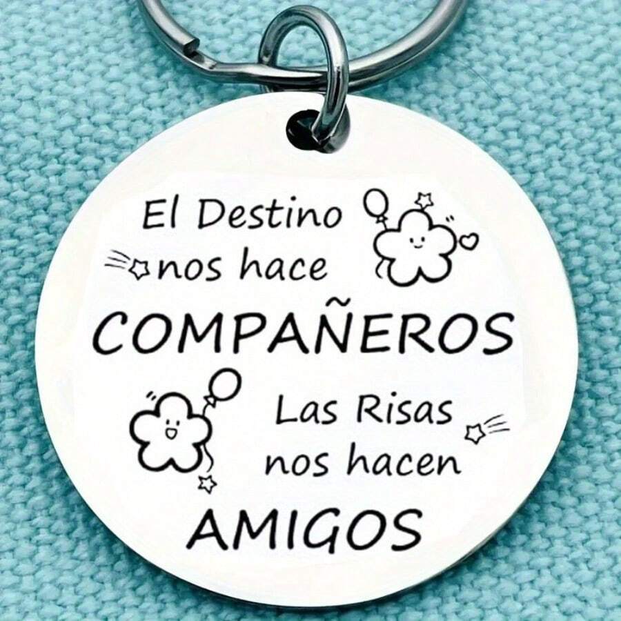 1pc Unbreakable Connection, Best Friends Stainless Steel Keychain - Perfect Gift For Sisters, Girlfriends, And BFFs