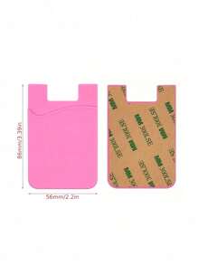 Cell Phone Wallet Silicone Stick On Card Holder Back Phone Adhesive Back Of Cell Phone Wallet For Check ID Business Card Compatible Works With Most Smartphones Minimalist Universal Adhesive Phone Back Bag Phone Back Wallet Pocket Compatible With Most Smartphones And Protective Cases Card Covers For Vacation Card Holder Wallet Business Card Holder Credit Card Holder Women For Women For Men Card Wallet Magsafe Wallet Cell Phone Purse Cellphone Bag - Multicolor - View 18