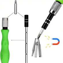 1set 32 In 1 Carbon Steel Screwdriver Set, Modern Magnetic Bit Kit For Home, Tools For Men - Multicolor - View 7