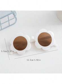 3pcs/Set Fashionable Bear Ear Design Glasses, Cute For Teenagers, Travel, Photography, Outdoor Use