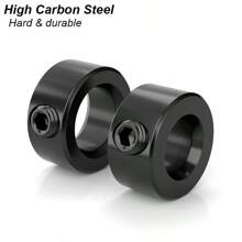 钻头限位环套装止动钻头环轴限位公制锁止器套件按压深度可调定位器孔导向木工工具不锈钢