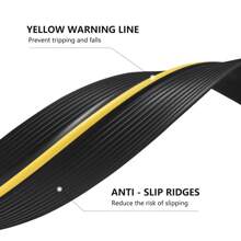 Tira de sellado de goma para puerta de garaje de 6 metros de color negro