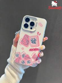 Sanrio Etui na iPhone'a w stylu retro komiksowym Hello Kitty/My Melody dla dziewcząt, nastolatek i uczennic, wzór Y2K, urocze etui ochronne z kreskówek, odporne na upadki, odporne na wstrząsy, odporne na zarysowania, lekkie, dopasowane, styl kawaii, popularne akcesorium do telefonu, niezbędny przedmiot, codzienne użytkowanie, szkoła, podróże, zakupy, kawiarnia, prezent urodzinowy, urocze etui na telefon dla młodych kobiet i nastolatek