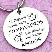 1pc Unbreakable Connection, Best Friends Stainless Steel Keychain - Perfect Gift For Sisters, Girlfriends, And BFFs