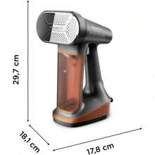 Rowenta, vaporizador de ropa, Pure Force 3 en 1, capacidad de 7 onzas, plancha vertical, planchado horizontal, removedor de pelusas, ligero, apagado automático, DR8855U1 - Removedor de plancha, vapor y pelusa 3 en 1 - Ver 2