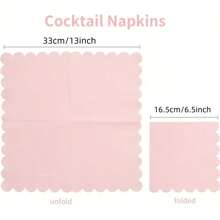 20pcs 16*16cm Yellow, Lotus Root Pink, Blue Fan-Shaped Cocktail Napkins, Disposable Drink Napkins For Daily Use, Lunch, Dinner, Gathering, Wedding, Birthday, Party And More Occasions