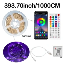 1PC 33FT-130FT Smart LED Lights For Bedroom Music Synchronized Color Changing Light Strip With Remote And App Control RGB Light Strip, Dimmable, Color Adjustable, Timable, Room Home Party Decorations, Christmas And Halloween Decorative Lights - BT-44Key - View 8