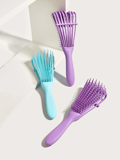 Detangling Brush For Black Natural Hair, Detangler Brush For Curly Hair Afro 3/4abc Texture, Faster N Easier Detangle Wet Or Dry Hair With No Pain Hair Brush Comb Mother's Day Flowers,Personalized Gifts For Mom,Last Minute Gifts,Mother's Day Ideas,Mothering Sunday Gifts,Handmade Cards For Mum,Best Mother's Day Gifts Under $50