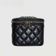 Lipstick Bag Crossbody For Women, Fashionable Niche Chain Strap Rhombic Handbag, Portable Shoulder Bag For Going Out & Shopping