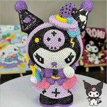Sanrio Sanrio Diamond Stickers, Handmade DIY Dot Drill Vinyl Doll, Piggy Bank Dolls, Gifts For Girlfriends, Ornaments, Piggy Banks (Some Accessories Random)