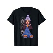 Sasha Portrait T-Shirt 2025 - màu đen - Xem 1