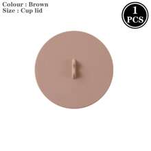 1/2/6pcs Macaron Colored Silicone Cup Lid - Heat-Resistant, Dustproof, Food Safe Circular Lid, Suitable For Tea And Water Cups, Very Suitable For Household Use