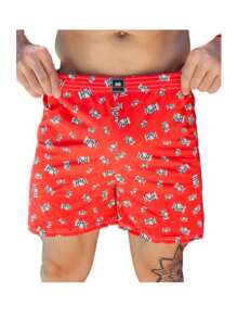 BAD WOLF Kit 02 Samba Canção Short de Dormir Masculino - Multicolorido - Visão 2