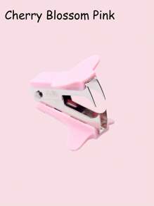 1 件便携式起钉器，马卡龙色，适合办公室使用，返校，返校，学校用品