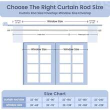 Extra Long Curtain Rods For Windows 240 Inches, 1 Inch Diameter Adjustable Silver Curtain Rod, Heavy Duty Modern Curtain Rod With Simple Finials, 32"-240" - 銀色 - 查看 5