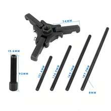 Harmonic Balancer Puller Pulley Crank Removal Kit Engine Motor Rod Auto LS GM - Black - View 11
