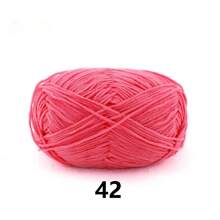DUWEN 1.5mm Matte Chenille Yarn Doll Thread Handmade Crochet Knitted Material Thin Ice Stripe Thread