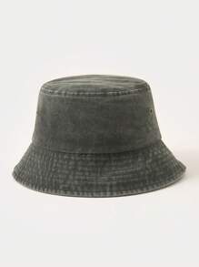 1 pieza Sombrero de cubo de unicolor y transpirable con perforaciones, adecuado para primavera, verano y otoño, sombrero de sol para hombre para uso diario al aire libre. Sombrero de verano adecuado para actividades al aire libre en verano como senderismo y pesca